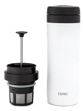🆕 ESPRO | P1 TRAVEL COFFEE PRESS - CHALK WHITE